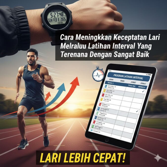 Cara Meningkatkan Kecepatan Lari Melalui Latihan Interval Yang Terencana Dengan Sangat Baik